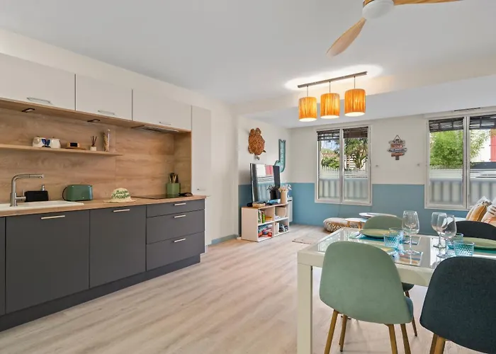 Bel Neuf - Hypercentre 400m Plage-pkg-wifi-t3 * 아르카숑